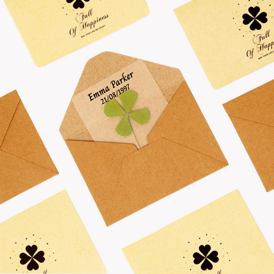 Fortune Charms - Personalized Four-Leaf Clover