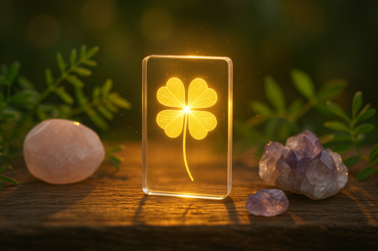 Real Four-Leaf Clover Charm: A Rare Symbol of Luck, Protection, and Spiritual Meaning