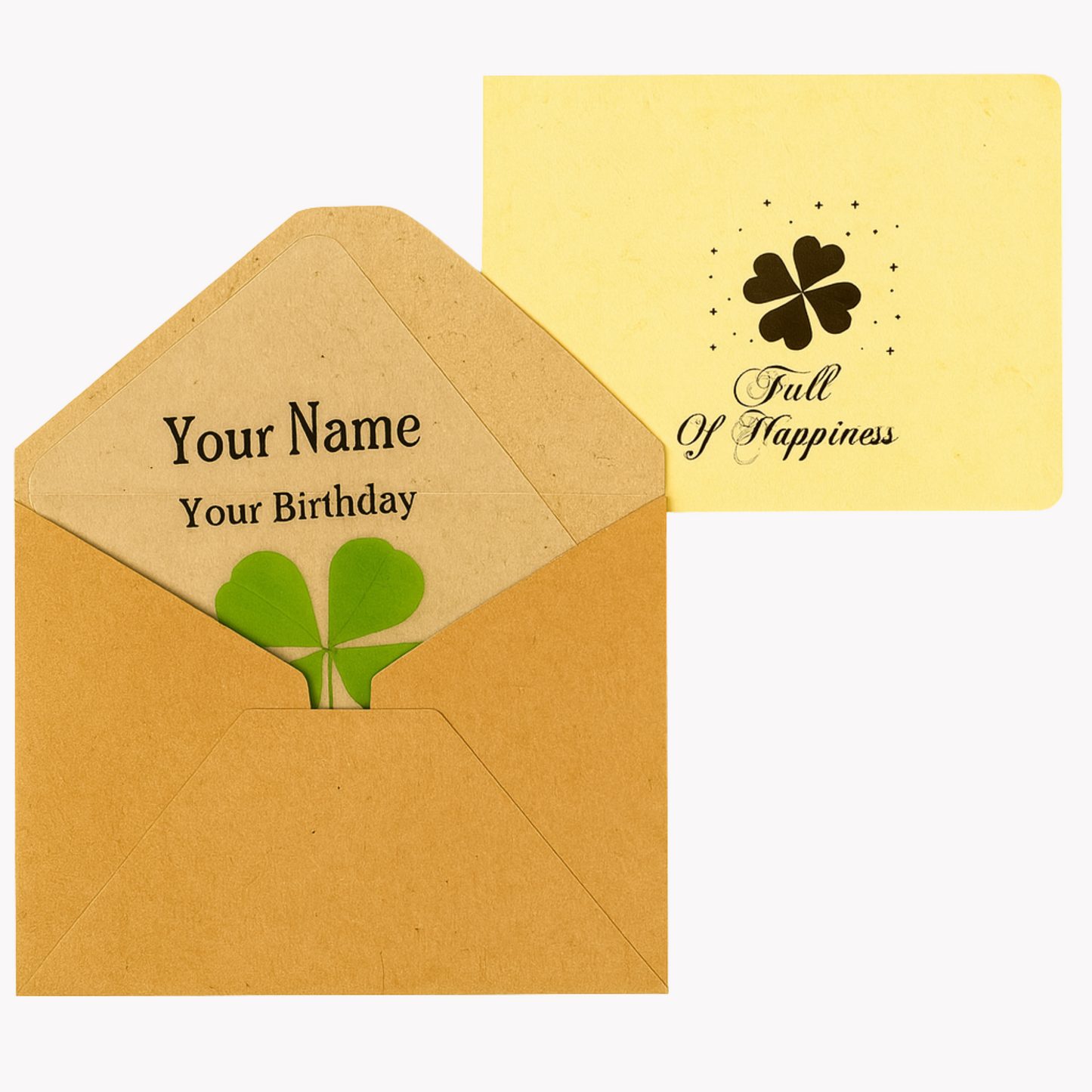 Fortune Charms - Personalized Four-Leaf Clover