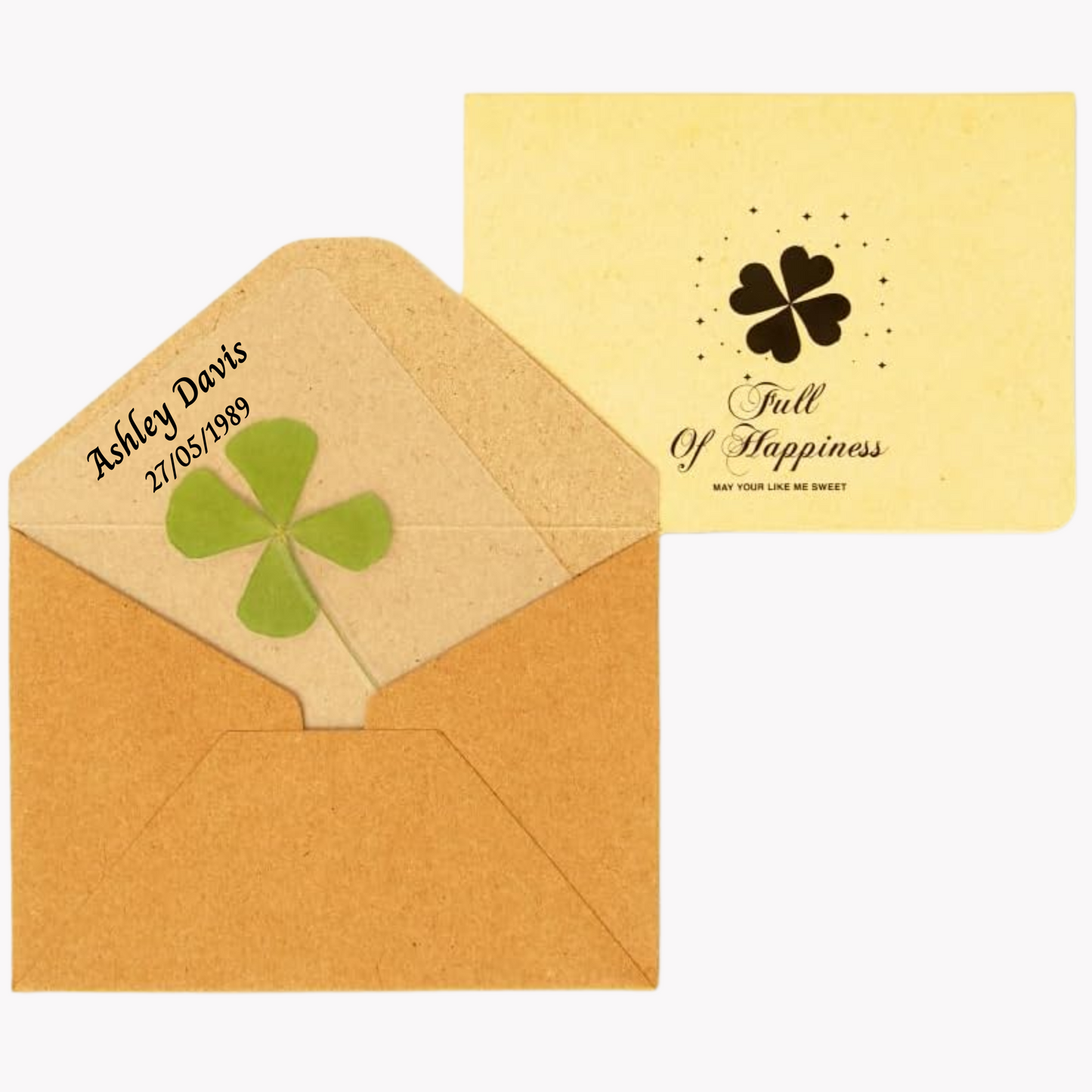 Fortune Charms - Personalized Four-Leaf Clover