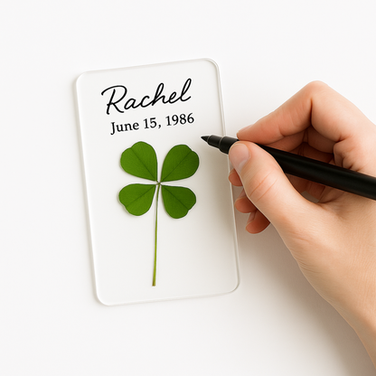 Fortune Charms - Personalized Four-Leaf Clover